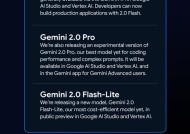 谷歌发布Gemini 2.0，向所有人开放其有史以来最强AI模型，加码代理